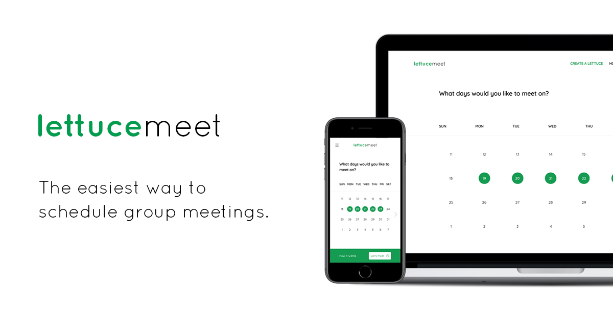 LettuceMeet Easy Group Scheduling